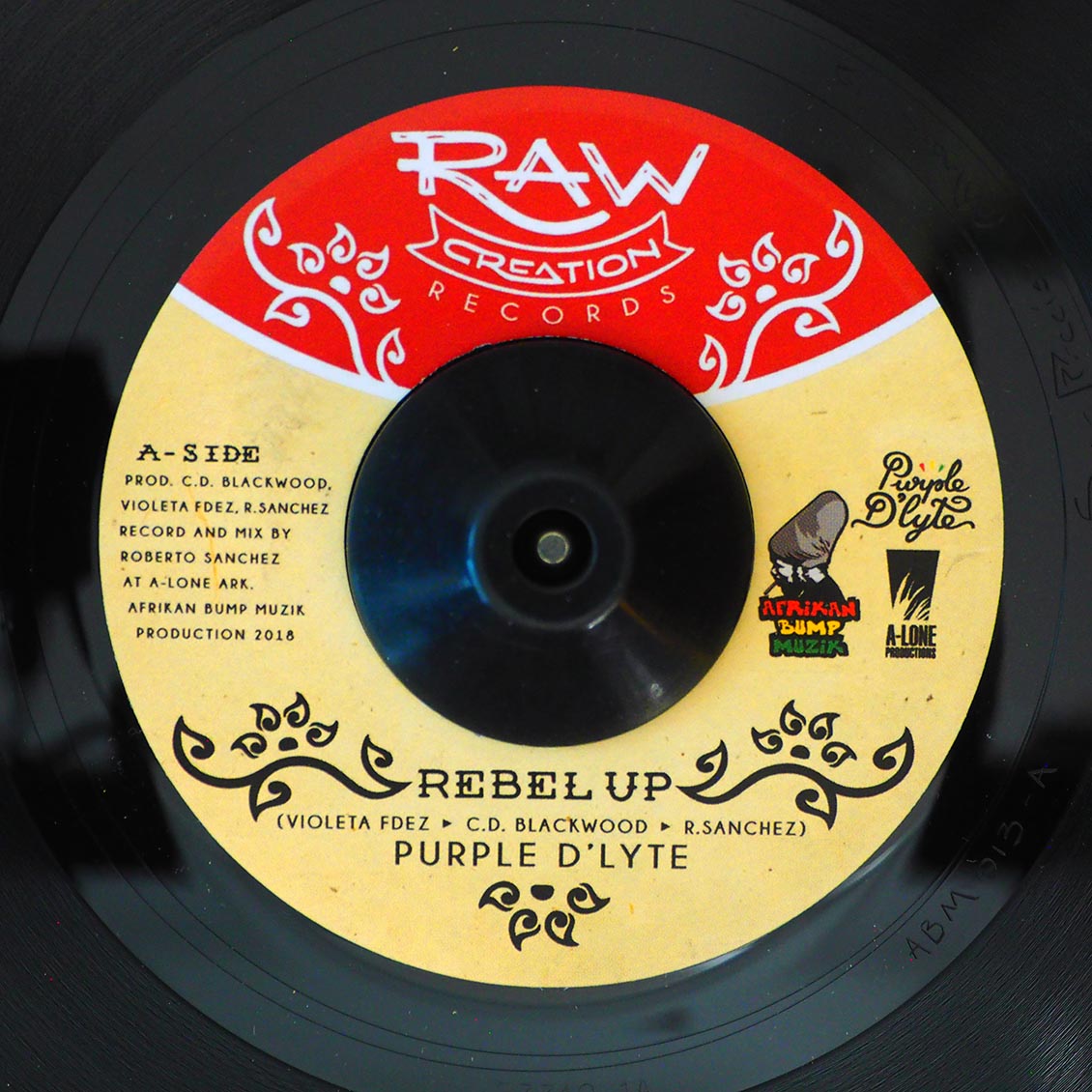 Purple D'Lyte - Rebel Up  /  Afrikan Bump, Lone Ark Riddim Force - Rebel Dub