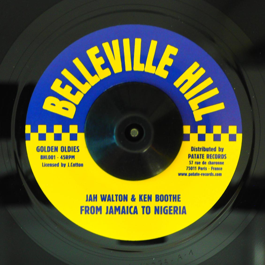 Jah Walton, Ken Boothe - From Jamaica To Nigeria  /  The Revolutionaries - Version