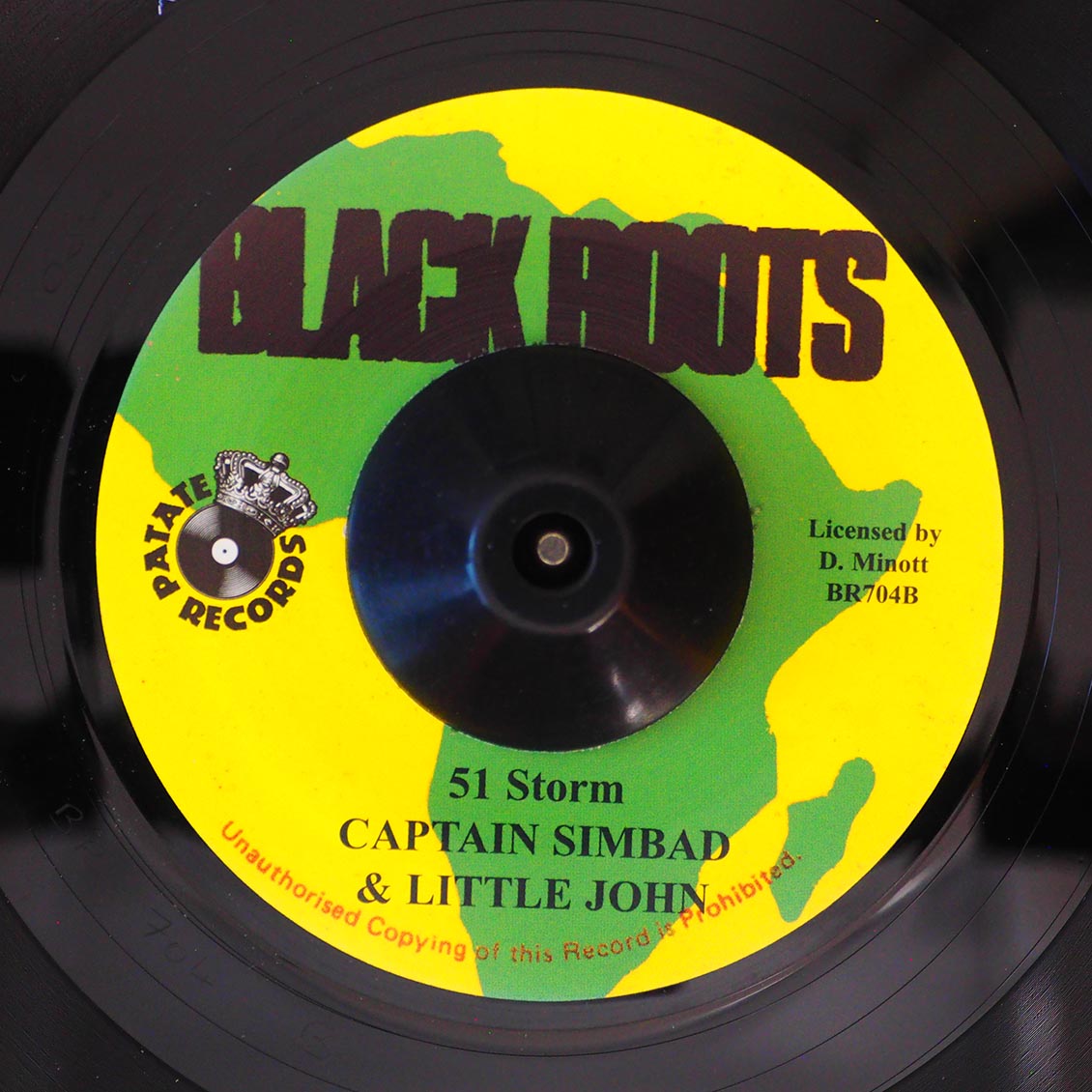 Sugar Minott - River Jordan  /  Captain Sinbad & Black Roots - 51 Storm