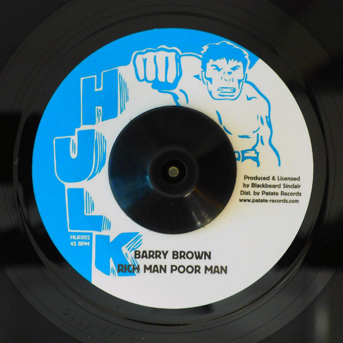 Barry Brown - Rich Man Poor Man  /  Rich Man Dub