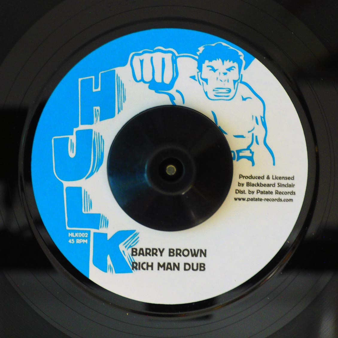 Barry Brown - Rich Man Poor Man  /  Rich Man Dub