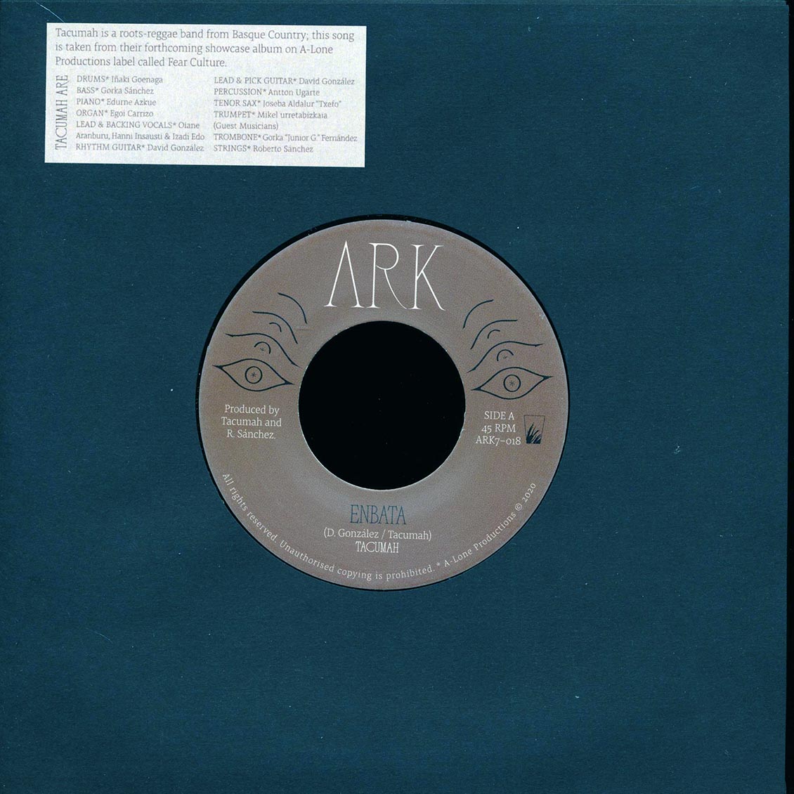 Tacumah - Enbata  /  Roberto Sanchez (Lone Ark) - Agiti Dub