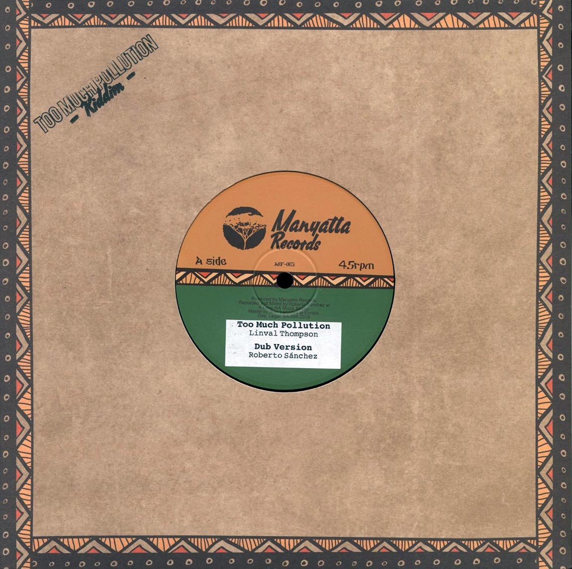Linval Thompson - Too Much Pollution; Roberto Sanchez (Lone Ark) - Dub Version  /  Kamia - Nature; David Dawitt Tarrio - Pollution Crimes