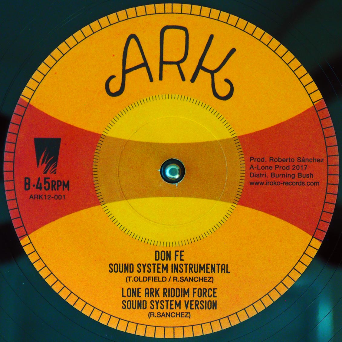 Ines Pardo - Sound System (Extended Mix)  /  Don Fe - Sound System Instrumental; Lone Ark Riddim Force - Sound System Version