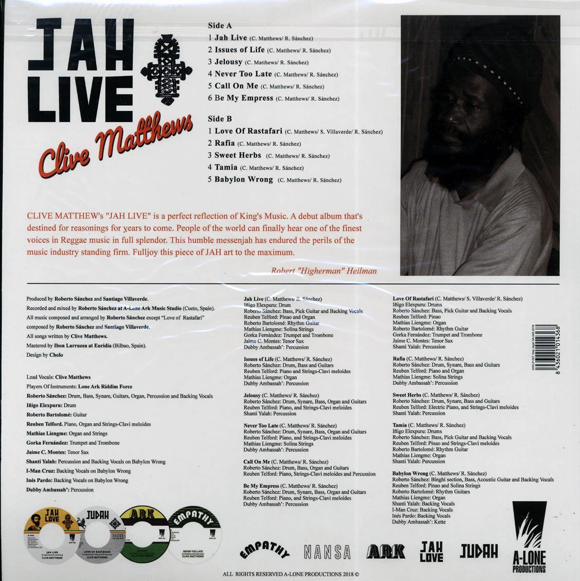 Clive Matthews - Jah Live
