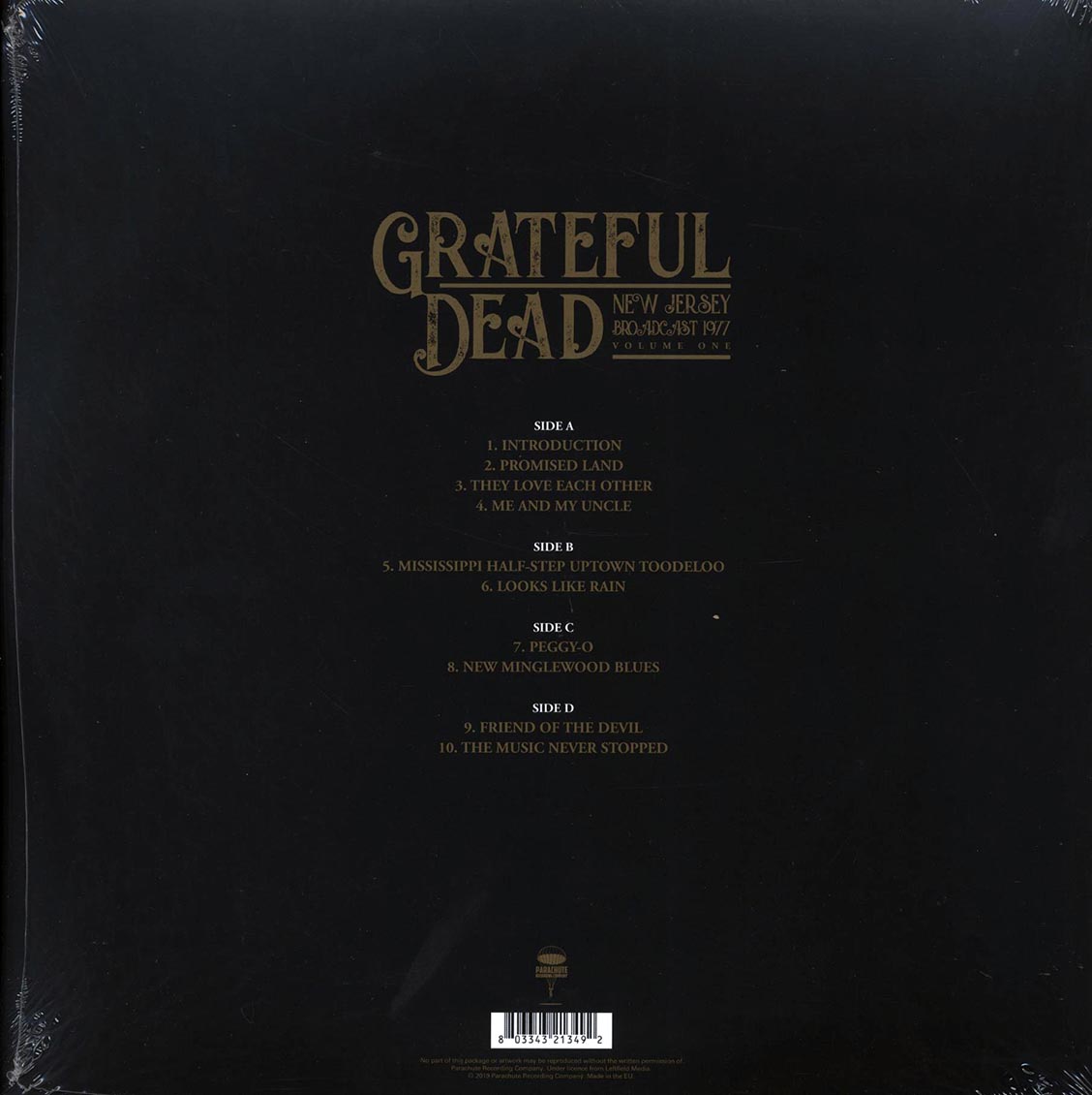 Grateful Dead - New Jersey Broadcast 1977 Volume 1 (ltd. ed.) (2xLP)