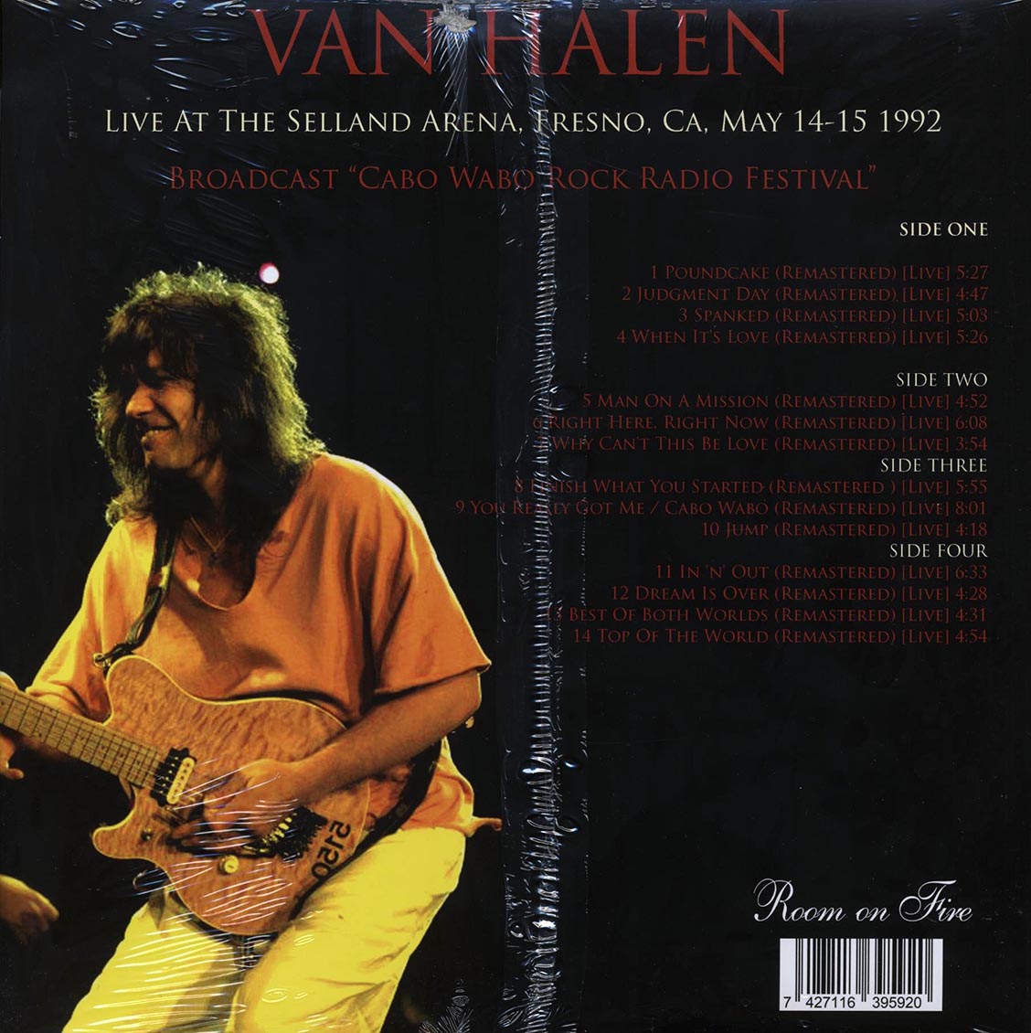 Van Halen - Live At The Selland Arena, Fresno, CA May 14-15 1992 (ltd. ed.) (2xLP)