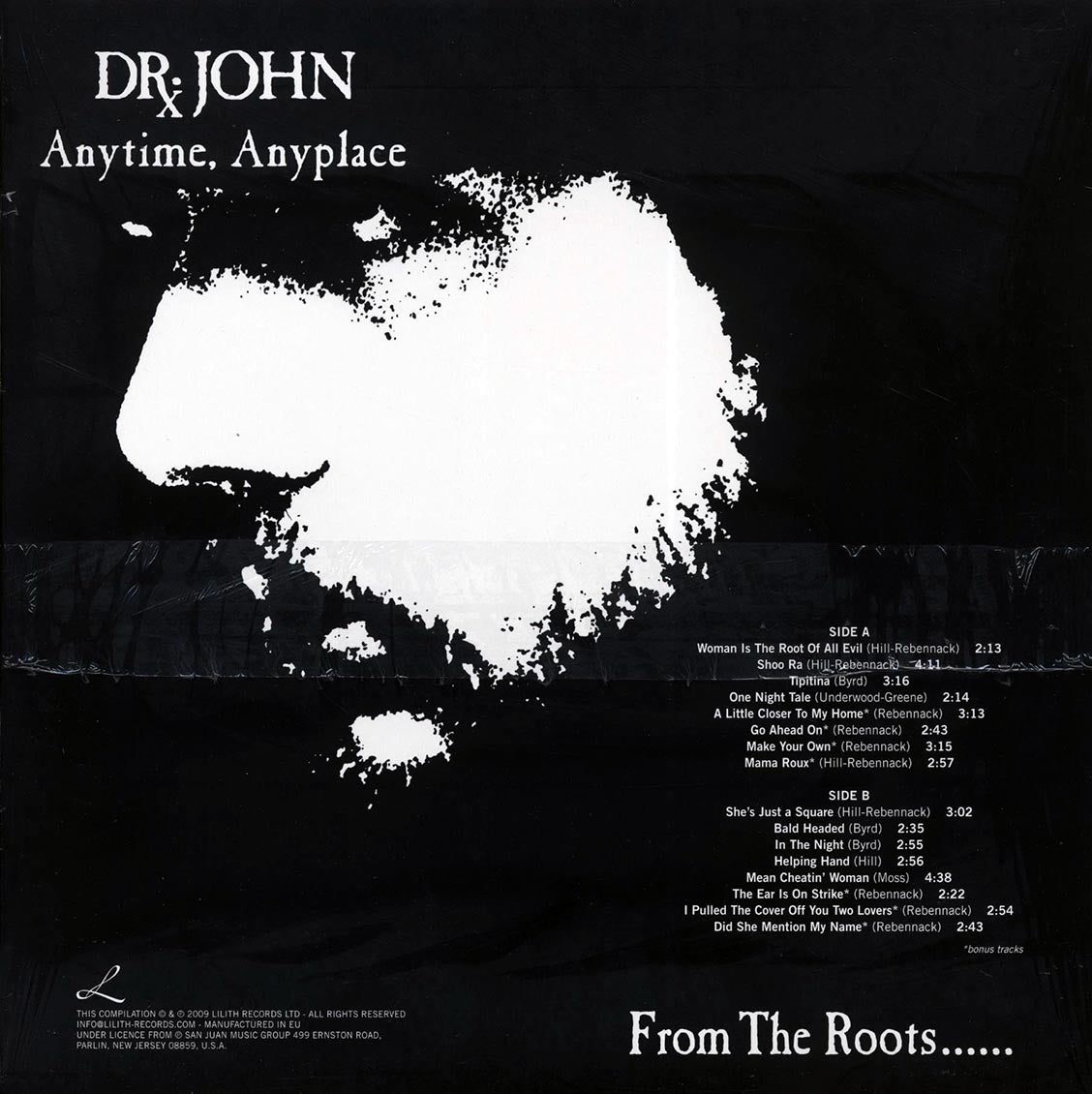 Dr. John - Anytime, Anyplace (ltd. ed.) (clear vinyl)