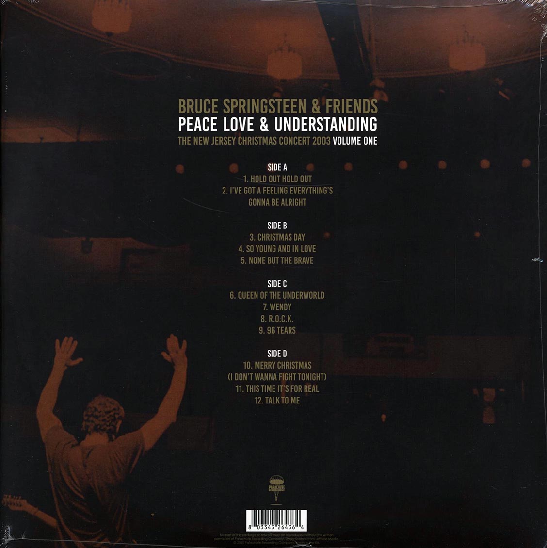 Bruce Springsteen - Peace Love & Understanding Volume 1: The New Jersey Christmas Concert 2003 (ltd. ed.) (2xLP)