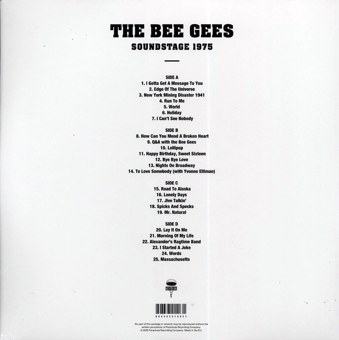 Bee Gees - Soundstage 1975 (Live In Chicago & Australia) (ltd. ed.) (2xLP)