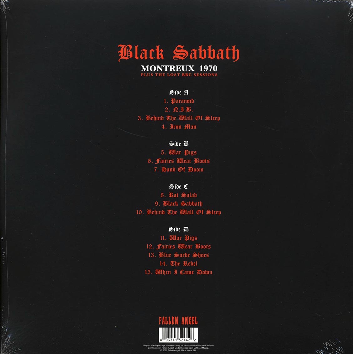 Black Sabbath - Montreux 1970 Plus The Lost BBC Sessions (ltd. ed.) (2xLP)