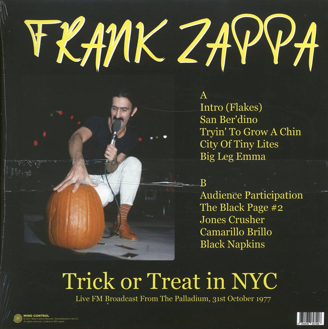 Frank Zappa - Trick Or Treat In NYC: Live FM Broadcast From The Palladium, 31st October 1977 (ltd. 500 copies made)