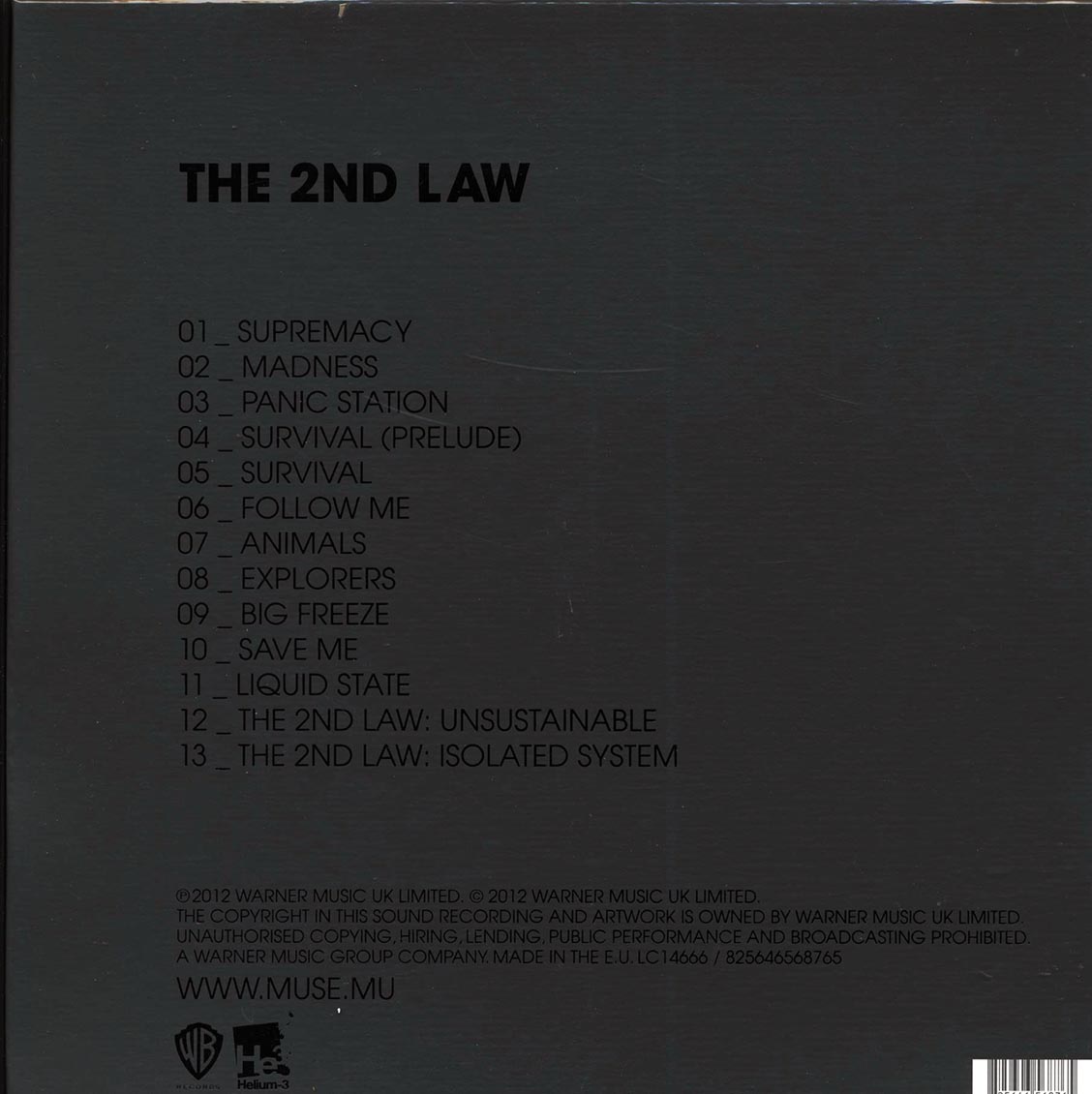 Muse - The 2nd Law (ltd. ed.) (2xLP) (box set) (incl. CD) (incl. DVD)