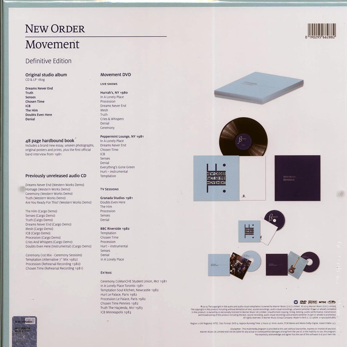 New Order - Movement (box set) (180g) (remastered) (incl. 2xCD) (incl. DVD) (incl. book)