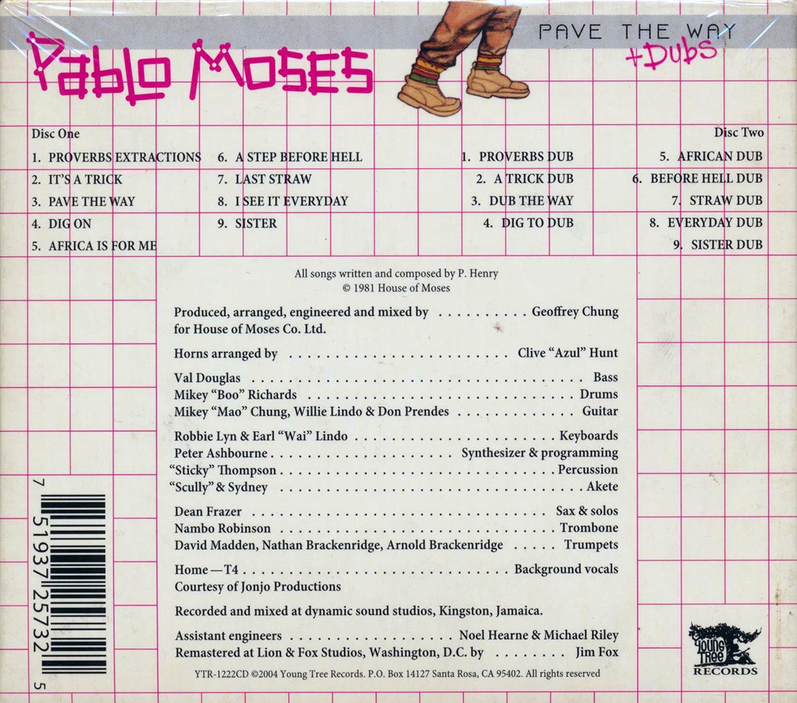 Pablo Moses - Pave The Way + Dub (2xCD)