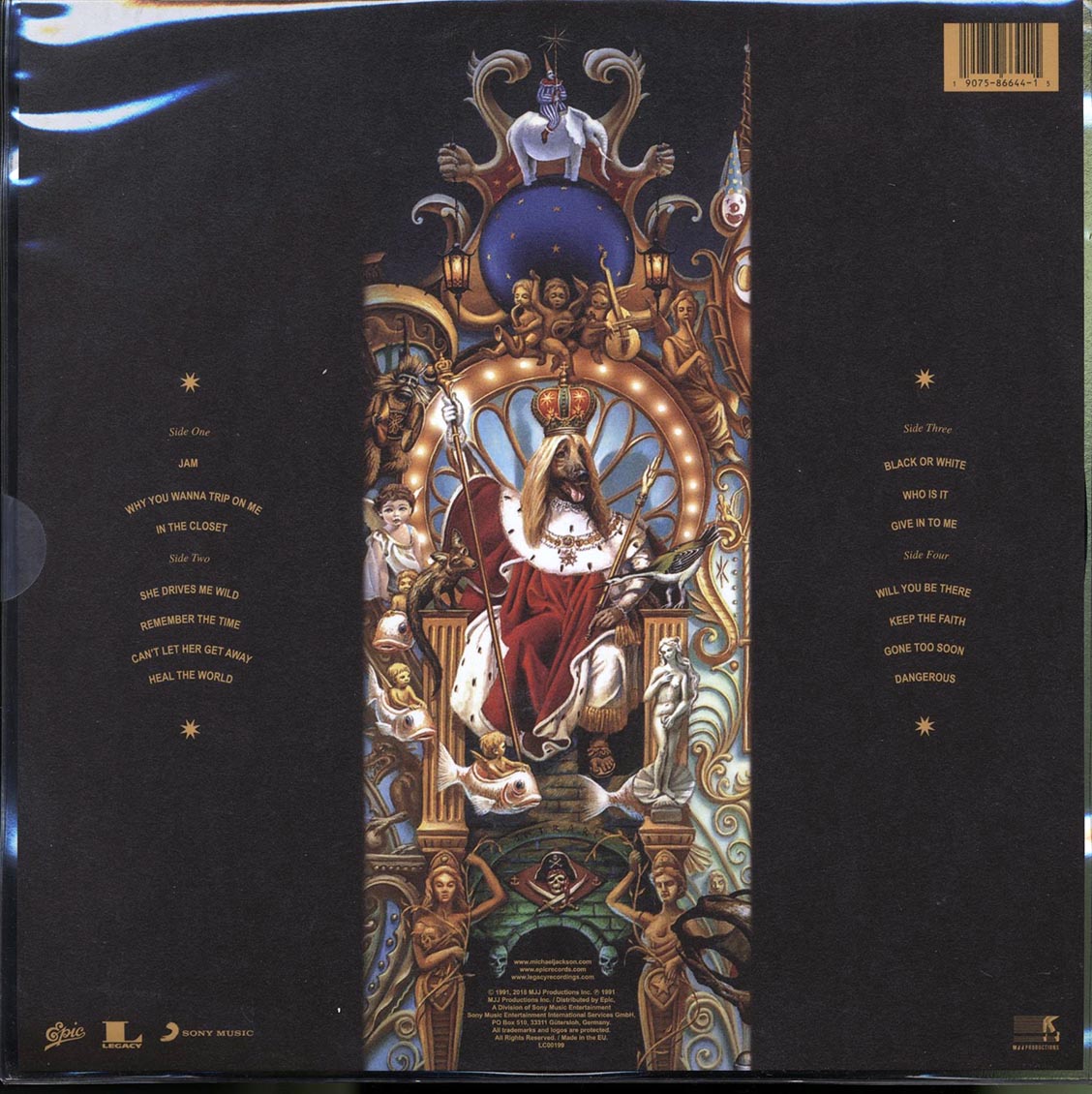 Michael Jackson - Dangerous (2xLP) (picture disc)