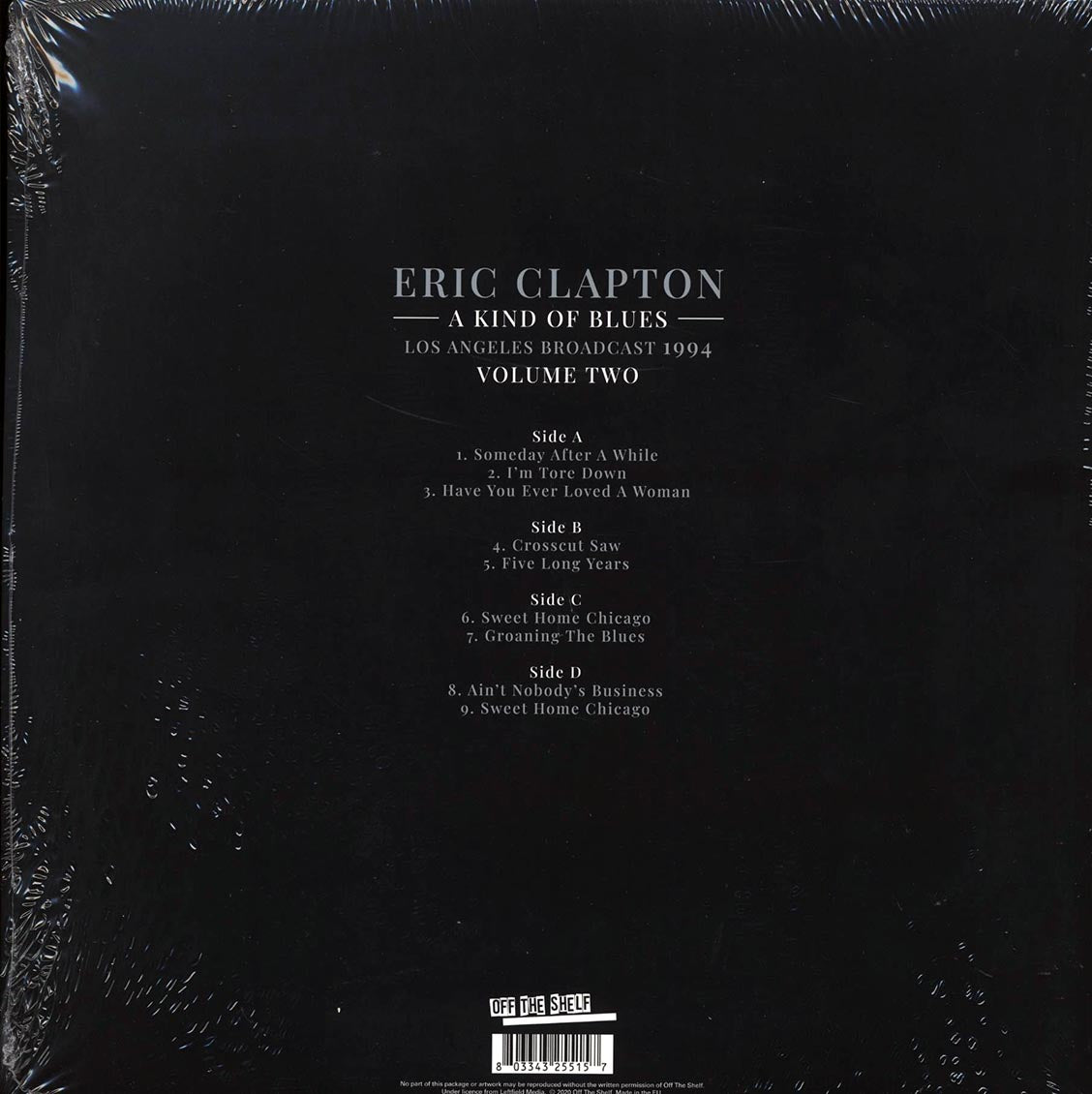 Eric Clapton - A Kind Of Blues Volume 2: Los Angeles Broadcast 1994 (2xLP)