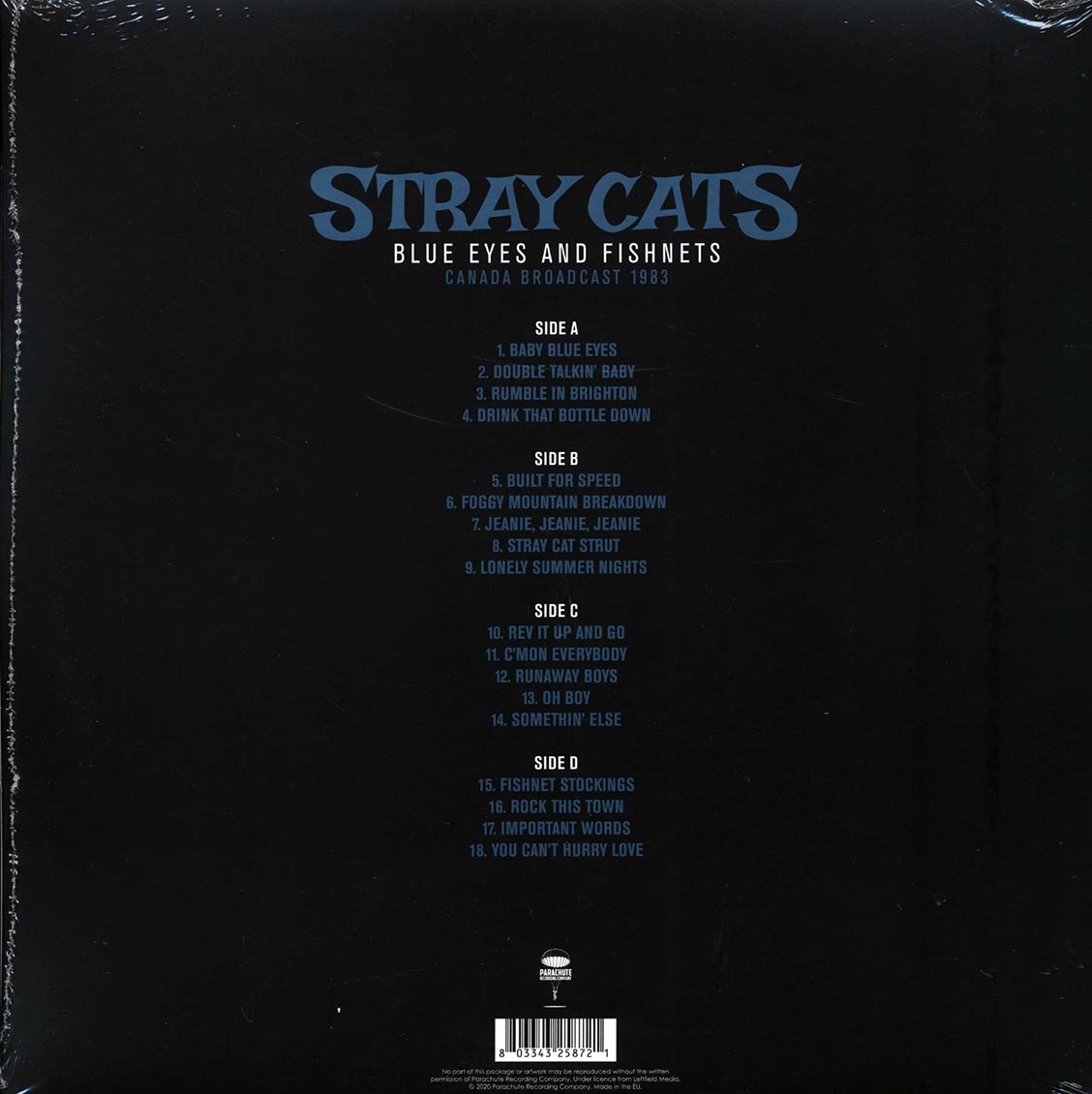 Stray Cats - Blue Eyes And Fishnets: Canada Broadcast 1983 (2xLP)