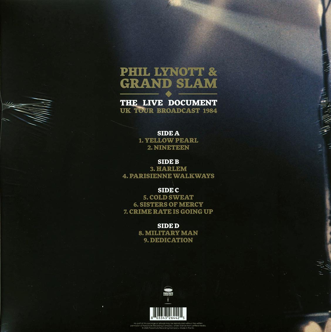 Phil Lynott & Grand Slam - The Live Document: UK Tour Broadcast 1984 (2xLP)
