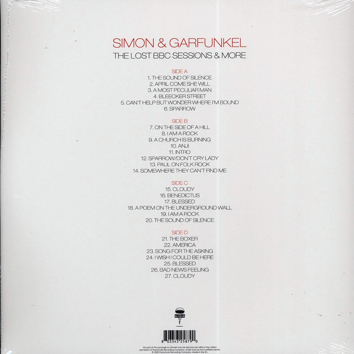 Simon & Garfunkel - The Lost BBC Sessions & More (2xLP)