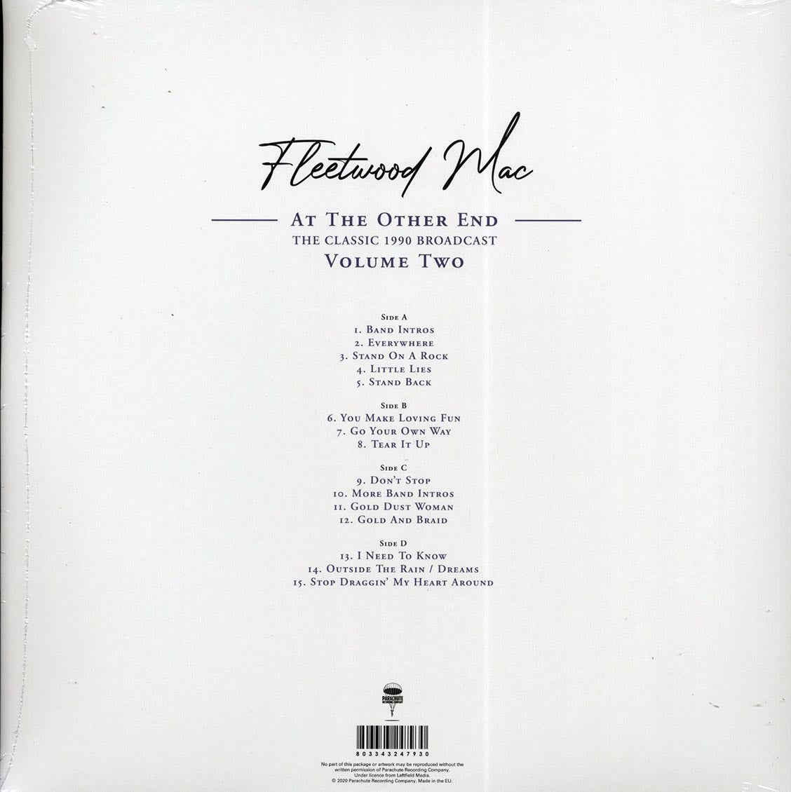Fleetwood Mac - At The Other End Volume 2: The Classic 1990 Broadcast (2xLP)
