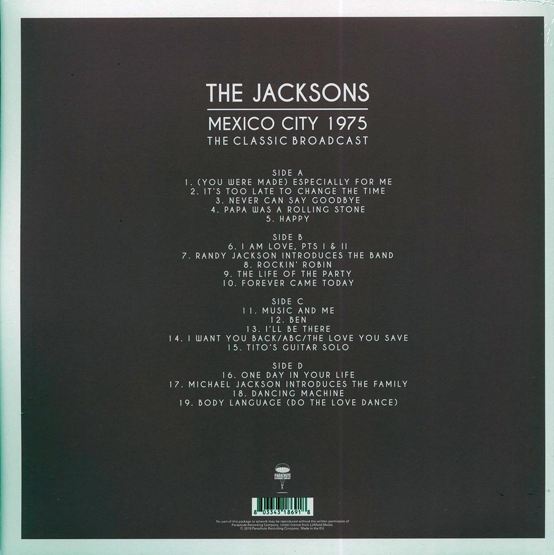 The Jacksons - Mexico City 1975: The Classic Broadcast (2xLP) (colored vinyl)