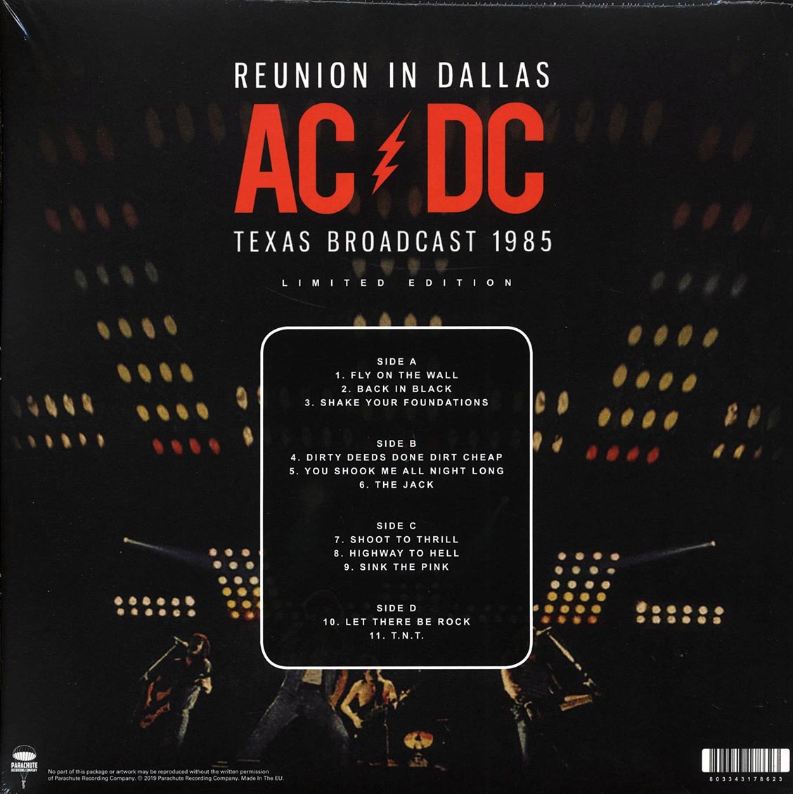 AC/DC - Reunion In Dallas: Texas Broadcast 1985 (ltd. ed.) (2xLP) (colored vinyl)