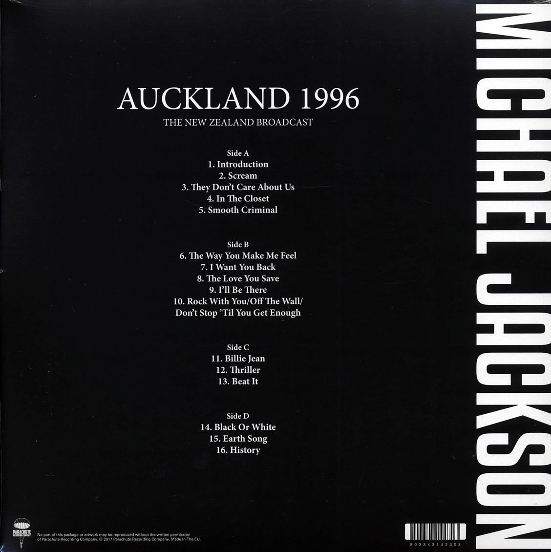 Michael Jackson - Auckland 1996: The New Zealand Broadcast (ltd. ed.) (2xLP) (colored vinyl)