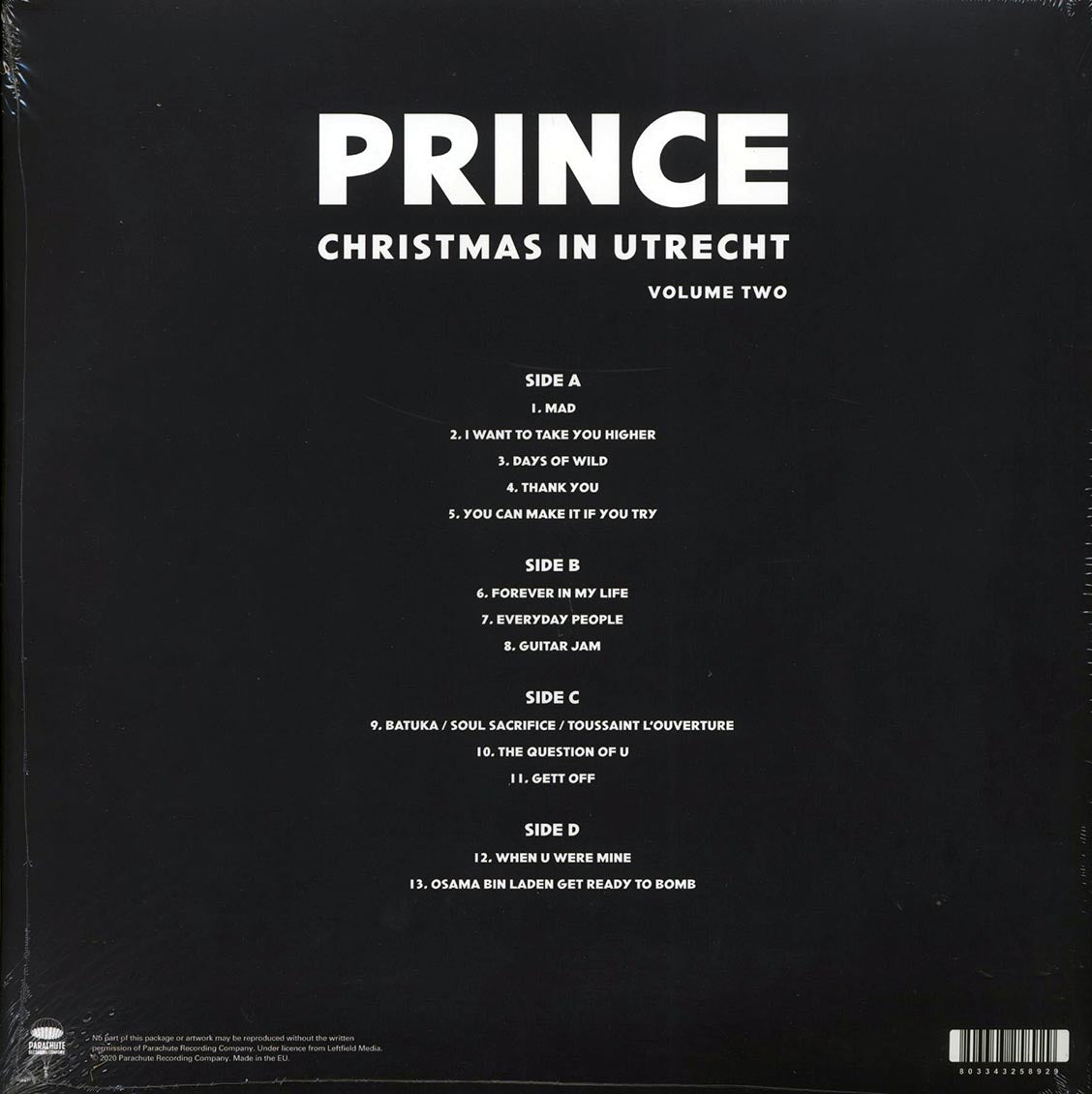 Prince - Christmas In Utrecht Volume 2 (2xLP)