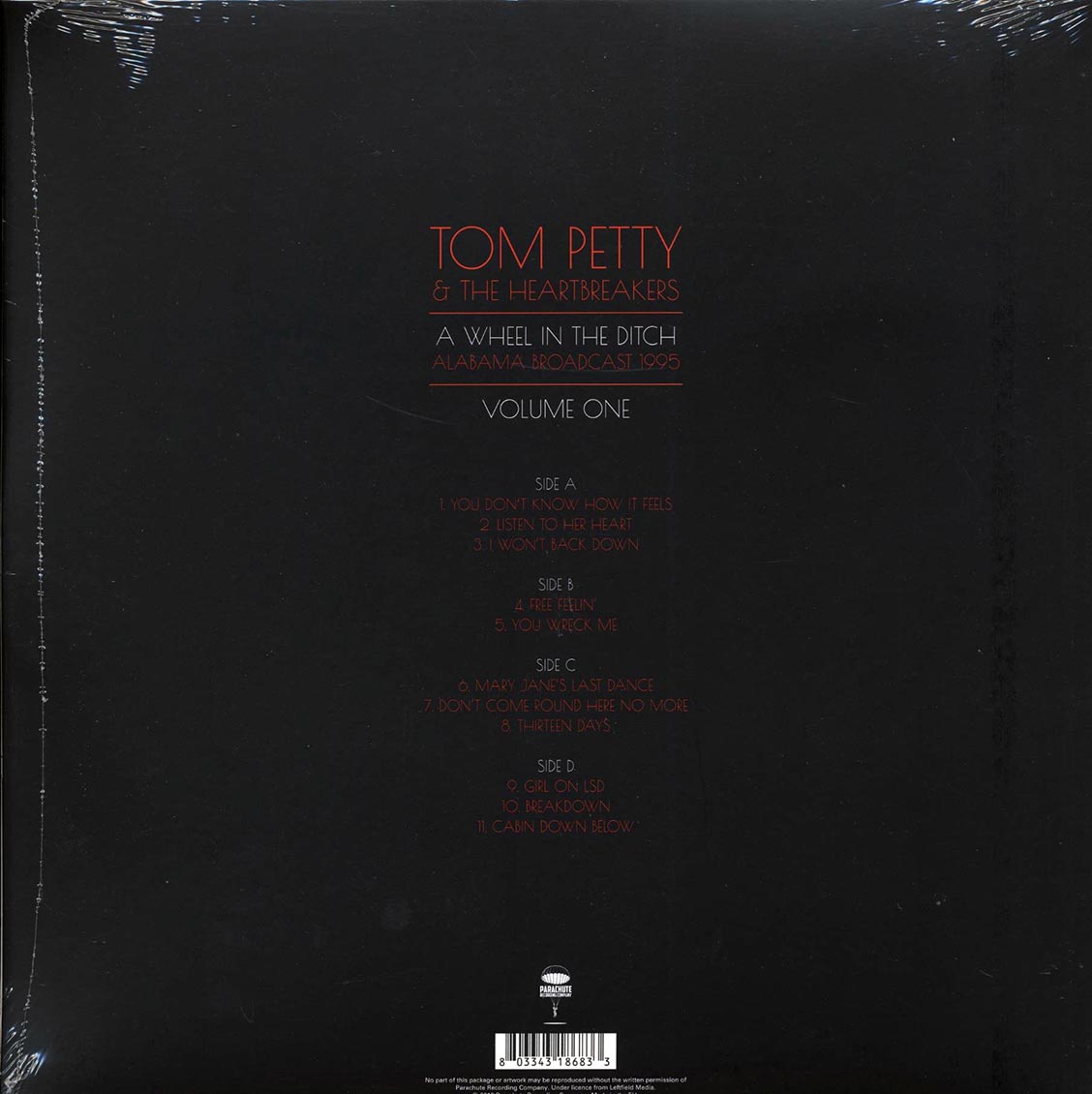 Tom Petty & The Heartbreakers - A Wheel In The Ditch Volume 1: Alabama Broadcast 1995 (2xLP)