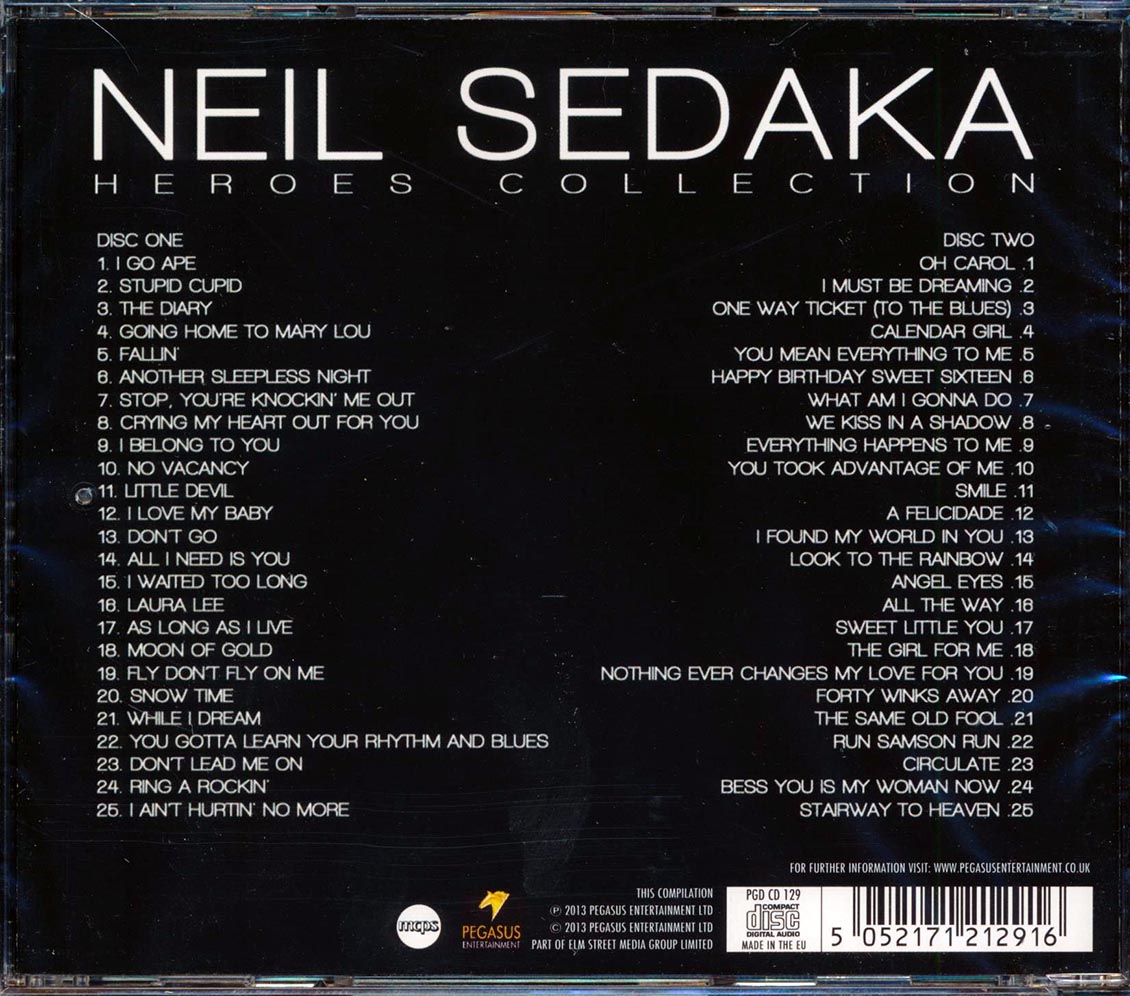 Neil Sedaka - Heroes Collection: 50 Classic Tracks (50 tracks) (2xCD)