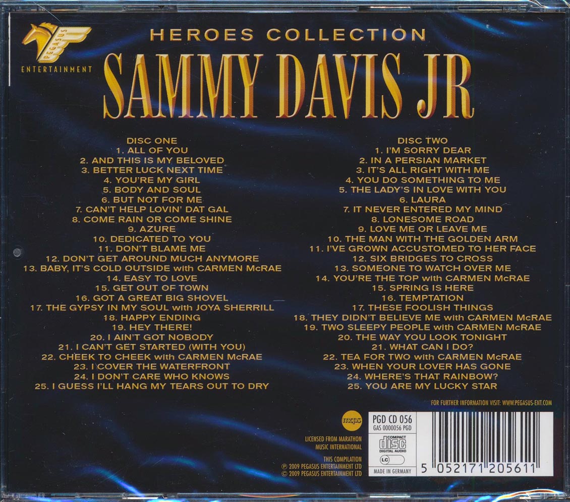 Sammy Davis Jr. - Heroes Collection: 50 Classic Tracks (50 tracks) (2xCD)