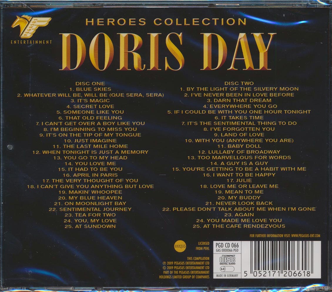 Doris Day - Heroes Collection: 50 Classic Tracks (50 tracks) (2xCD)