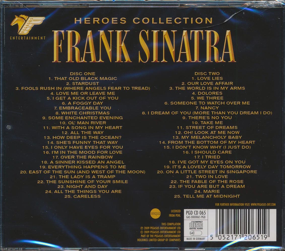Frank Sinatra - Heroes Collection: 50 Classic Tracks (50 tracks) (2xCD)