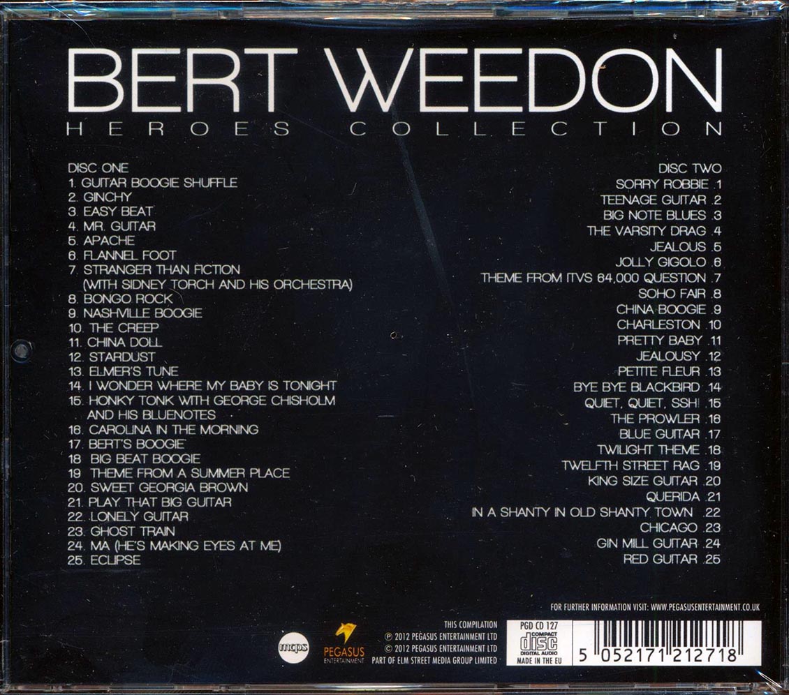 Bert Weedon - Heroes Collection: 50 Classic Tracks (50 tracks) (2xCD)