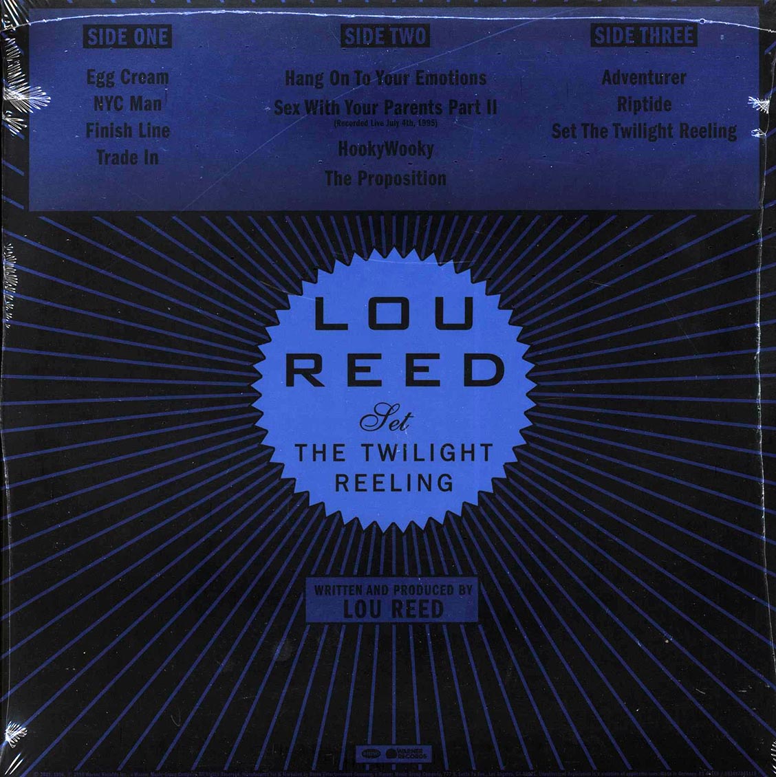 Lou Reed - Set The Twilight Reeling (RSD 2021) (ltd. ed.) (2xLP) (180g) (Etched)