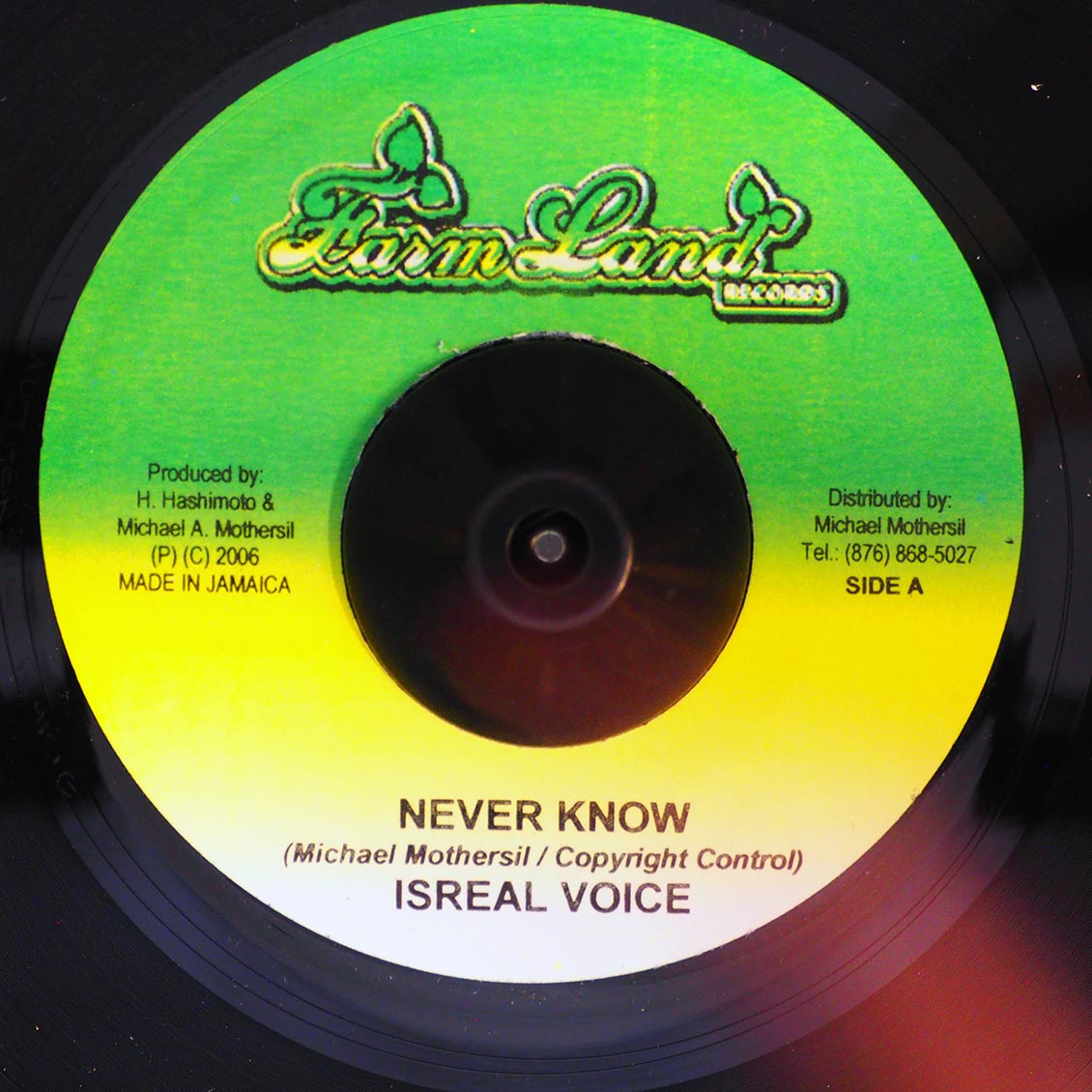 Israel Voice - Never Know  /  Version (rhythm: "Woman Is Like A Shadow")