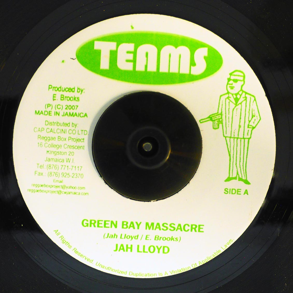 Jah Lloyd - Green Bay Massacre  /  Jah Lloyd - Natty Bid Goodbye (rhythm: "Love Won't Come Easy")