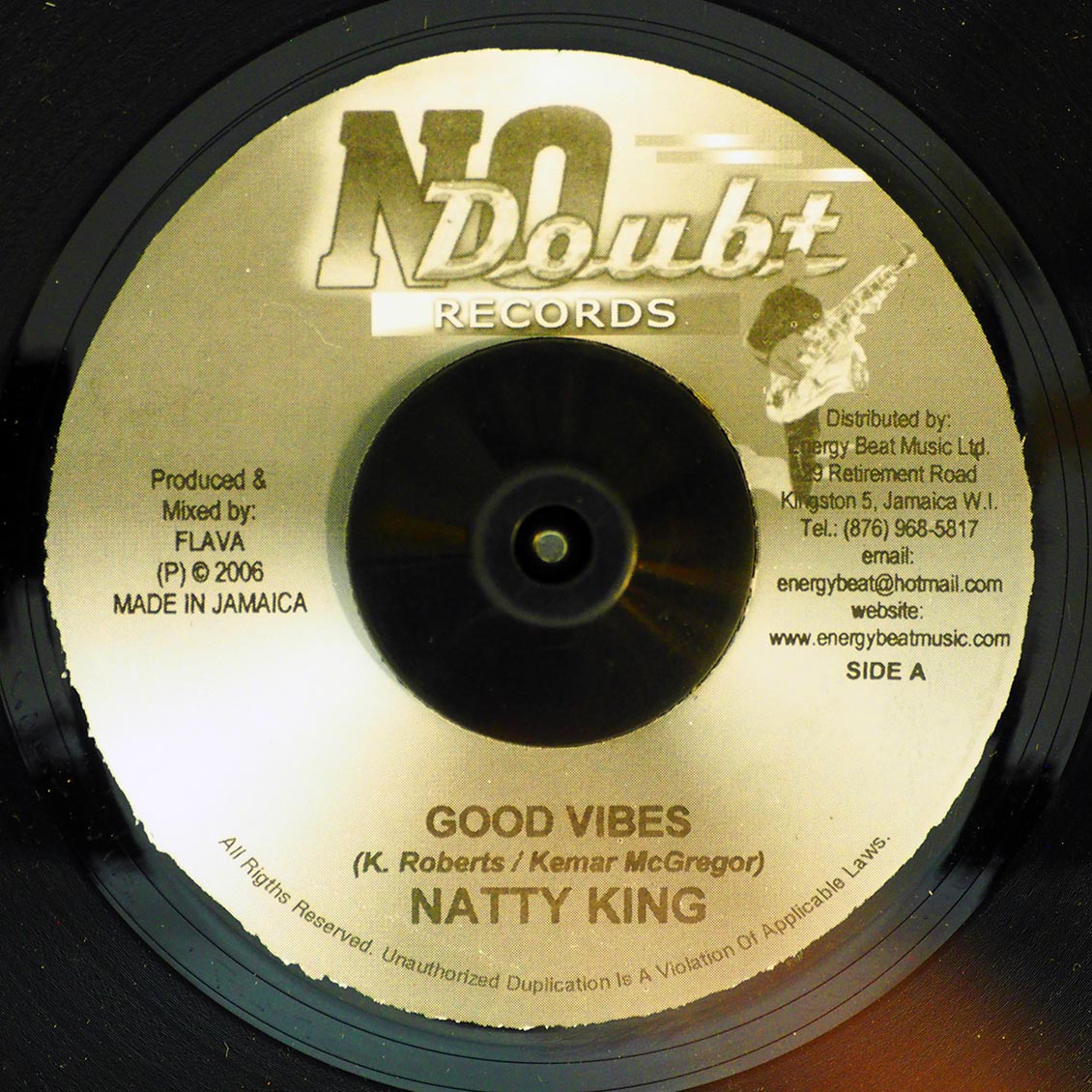 Natty King - Good Vibes  /  Prestige - Without Your Love (rhythm: "Key Rhythm")