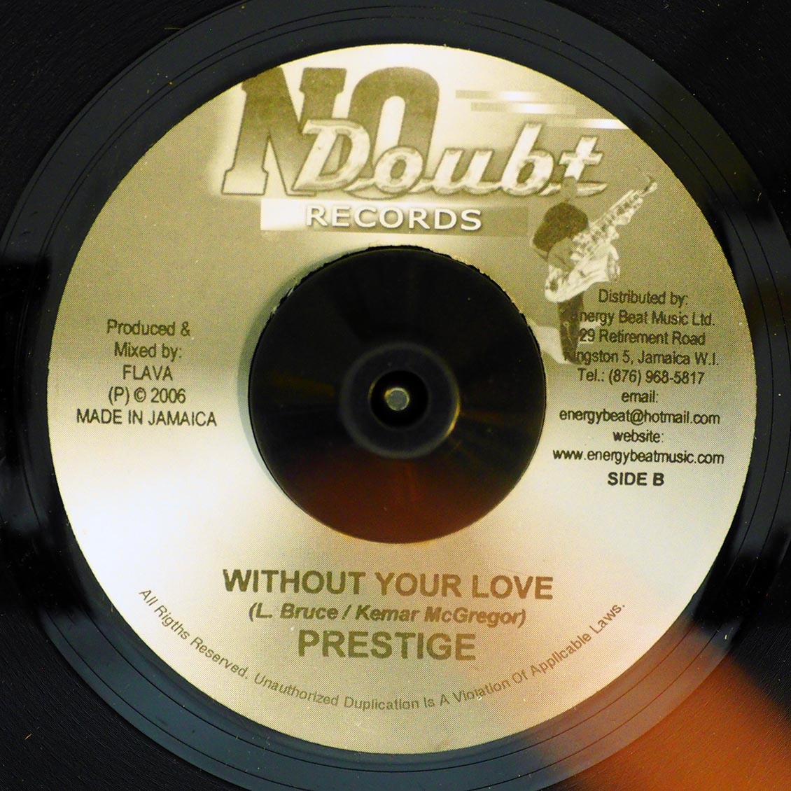 Natty King - Good Vibes  /  Prestige - Without Your Love (rhythm: "Key Rhythm")