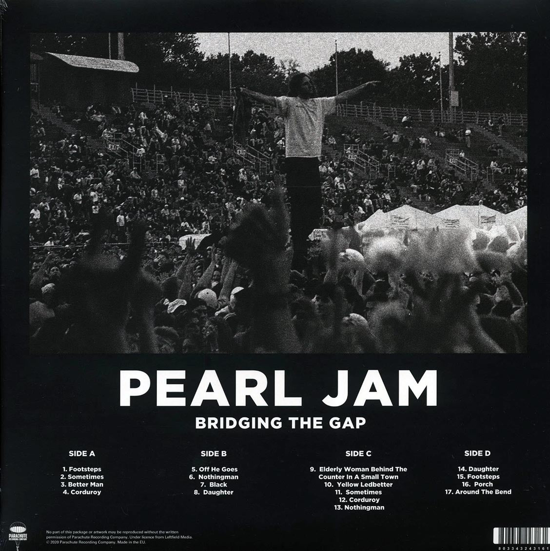 Pearl Jam - Bridging The Gap: Shorelinbe Amphitheatre, Mountain View Oct. 19 & 20, 1996 (2xLP)
