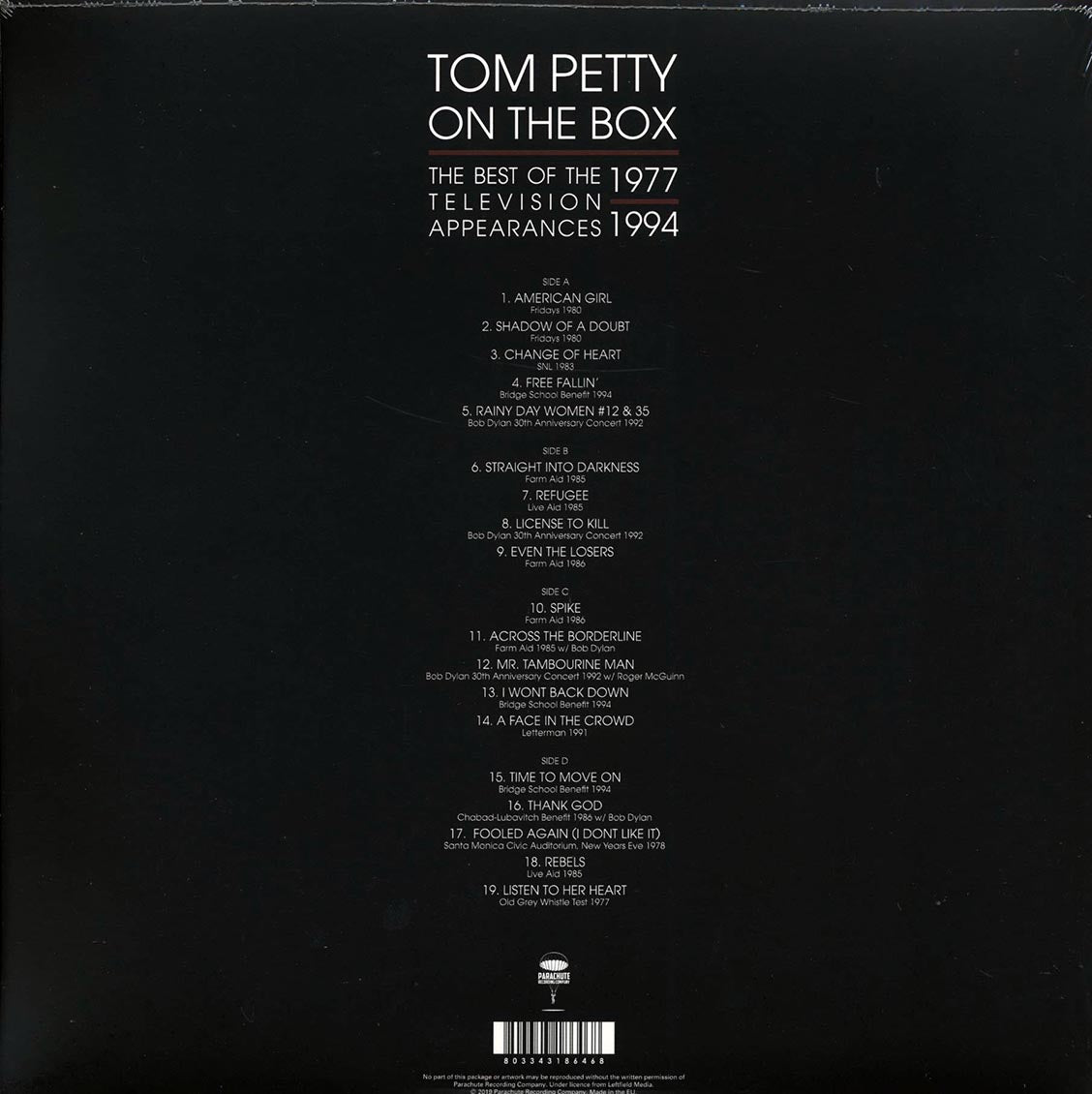 Tom Petty - On The Box: The Best Of The Television Appearances 1977-1994 (2xLP)