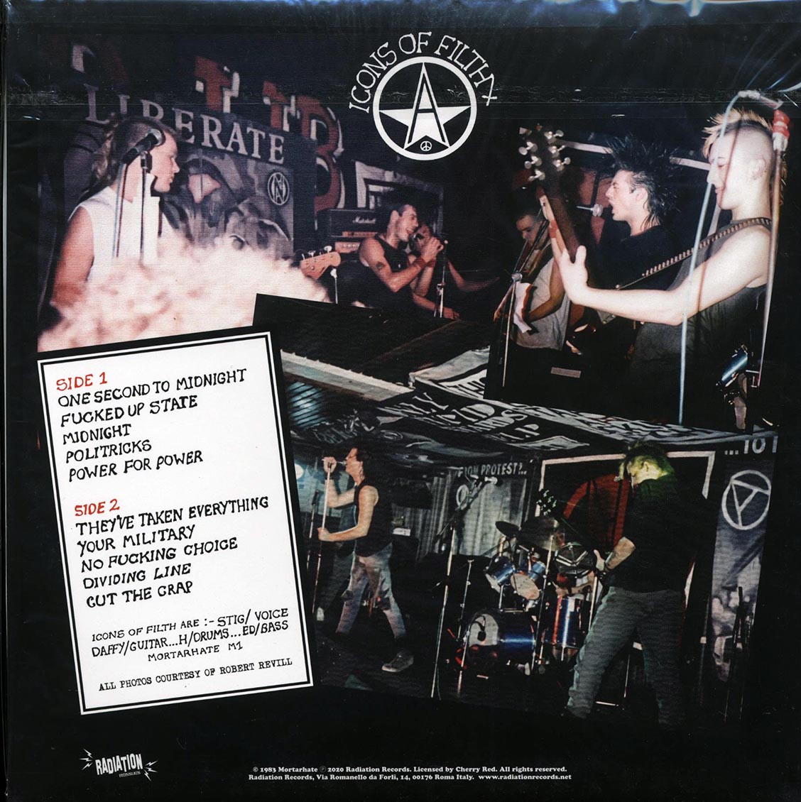 Icons Of Filth - Not On Her Majesty's Service (ltd. 150 copies made) (remastered)
