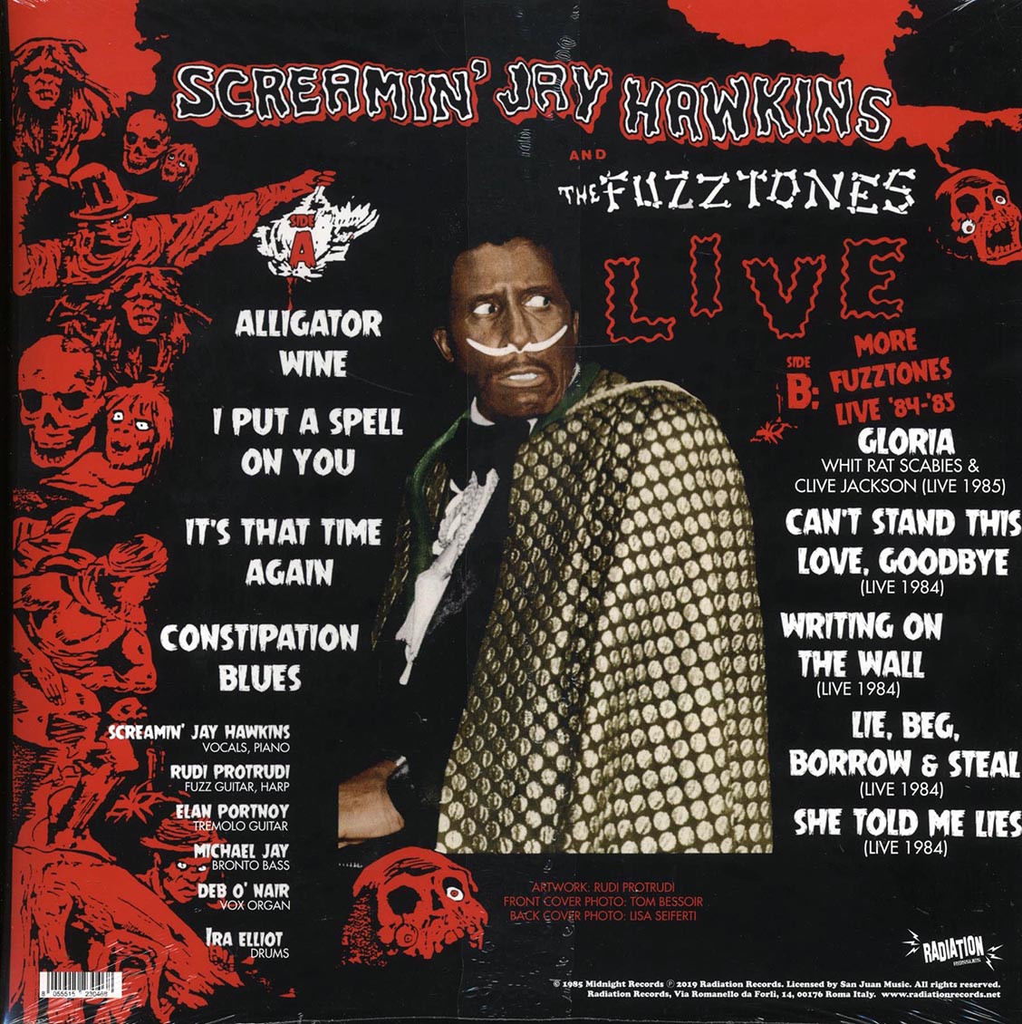 Screamin' Jay Hawkins & The Fuzztones - Live