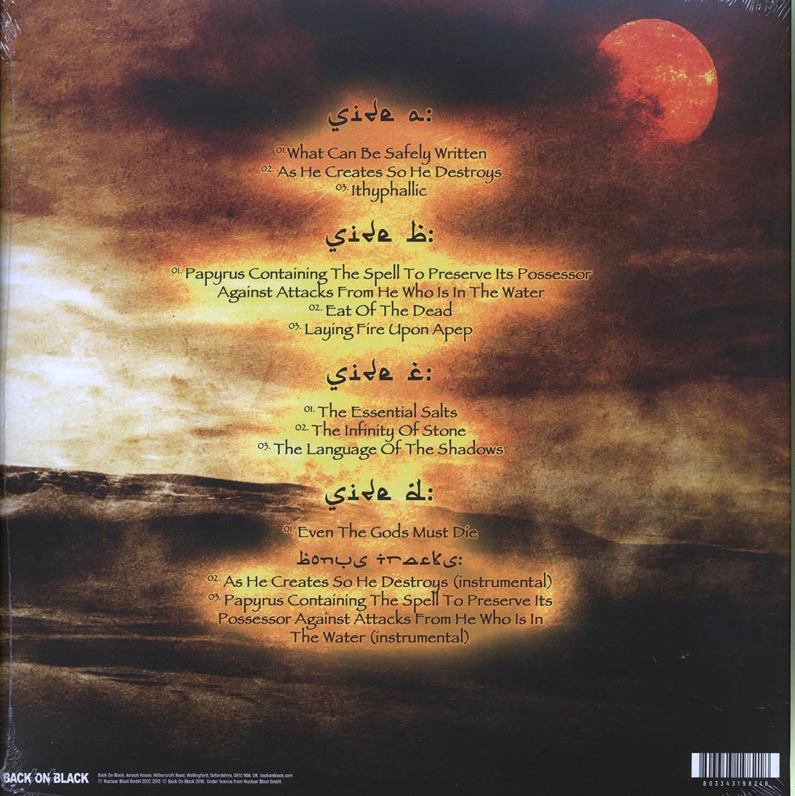 Nile - Ithyphallic (+ 3 bonus tracks) (ltd. ed.) (2xLP) (splatter vinyl)