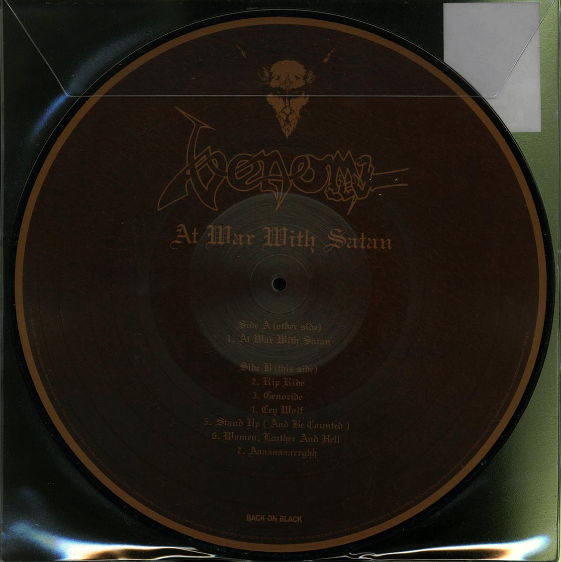 Venom - At War With Satan (RSD 2017) (picture disc)