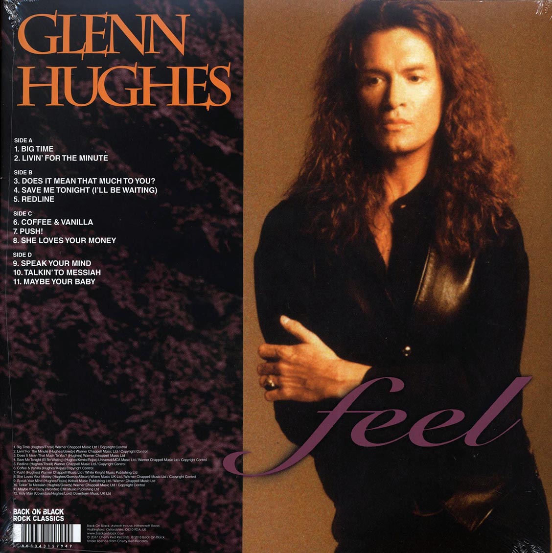 Glenn Hughes - Feel (ltd. ed.) (2xLP) (colored vinyl)