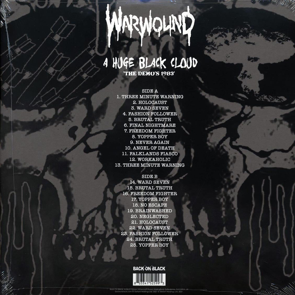 Warwound - A Huge Black Cloud: The Demo's 1983 (ltd. ed.) (clear vinyl)