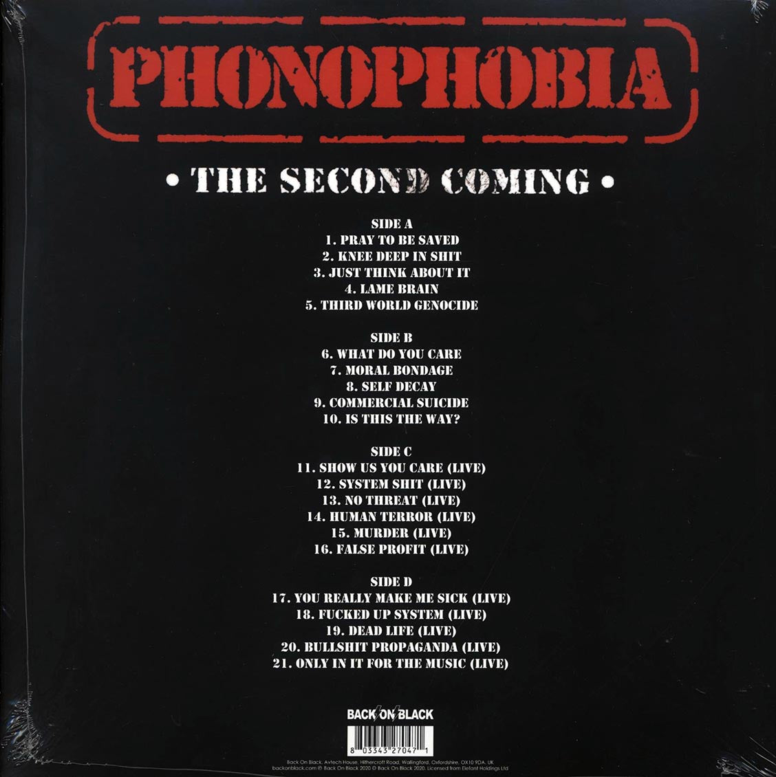 Extreme Noise Terror - Phonophobia (ltd. ed.) (2xLP) (red vinyl)