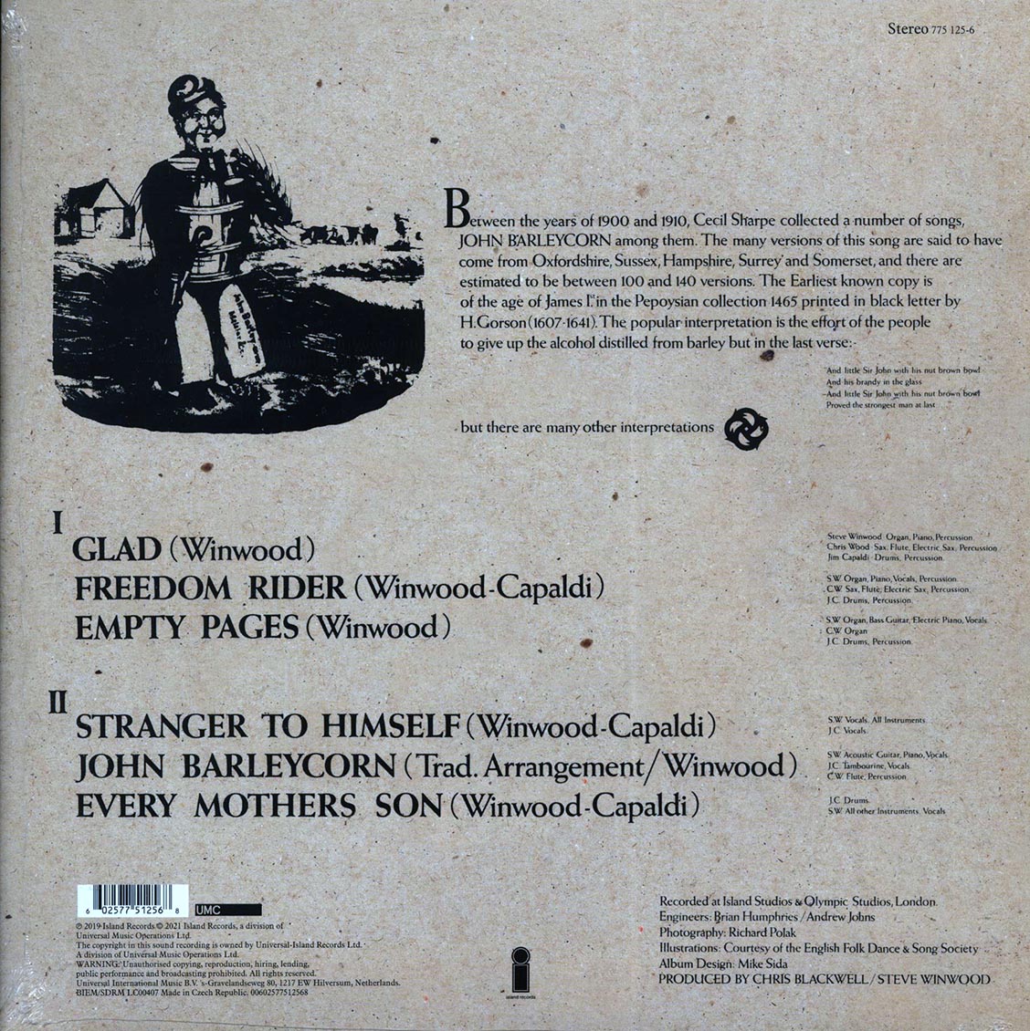 Traffic - John Barleycorn Must Die (incl. mp3) (180g) (remastered)